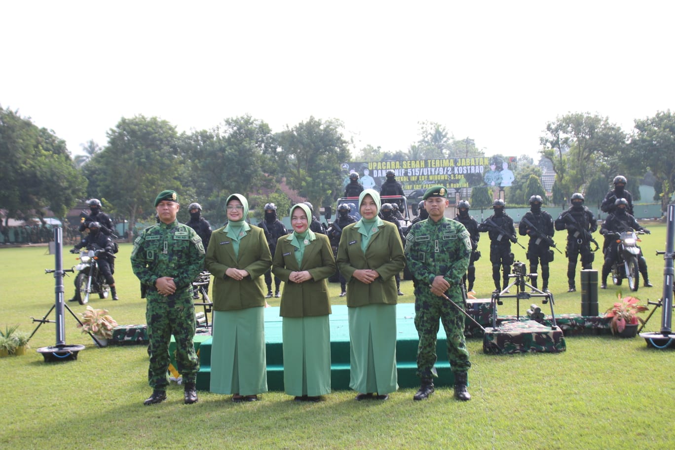 Sertijab Komandan Yonif 515/UTY Kostrad Berlangsung Penuh Rasa Syukur
